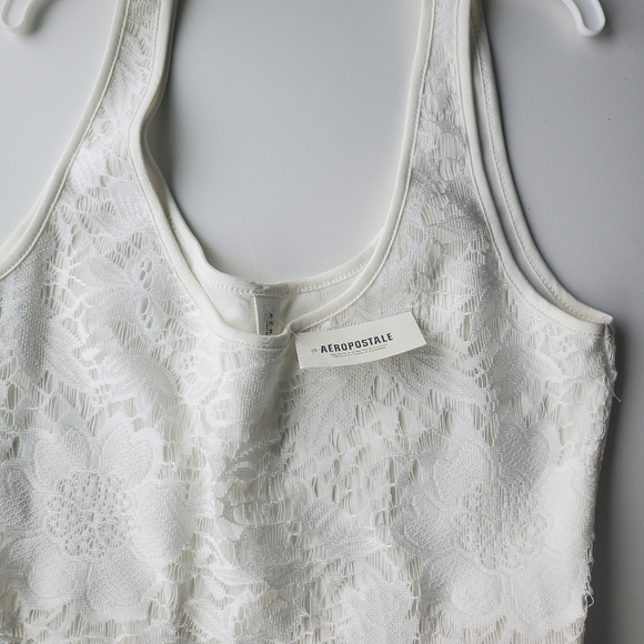 BNWT white floral lace skater dress - Picture 3 of 3